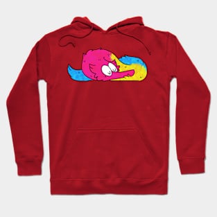 Pan Flag Worm Hoodie